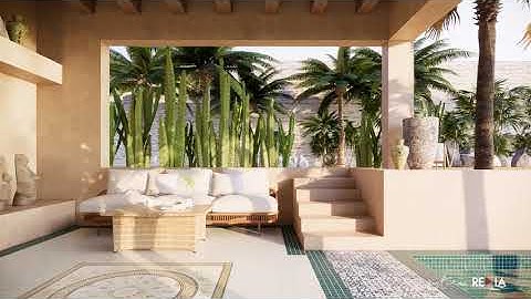 SHORT VIDEO ENSCAPE RENDERING - Sa Mạc Hiện Đại  | Quách Minh Tiến