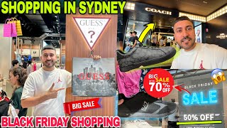 SHOPPING IN SYDNEY AUSTRALIA | BLACK FRIDAY SHOPPING  70% OFF | COACH,GUESS,GUCCI