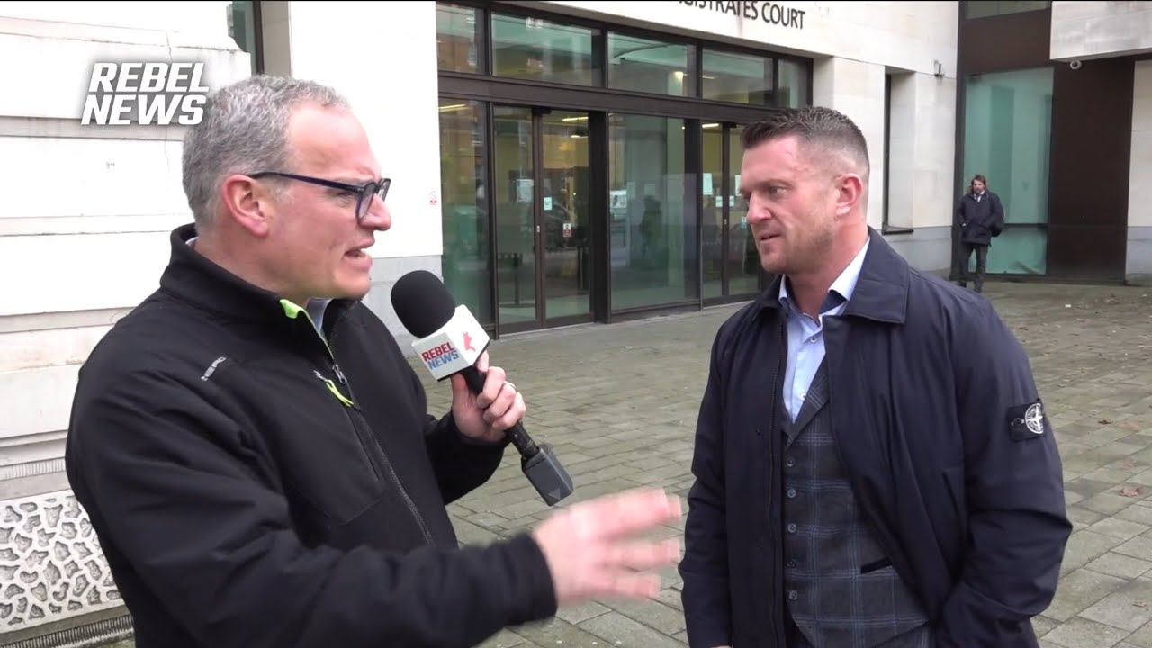 Reporter argues to reveal Tommy Robinson’s address during latest trial