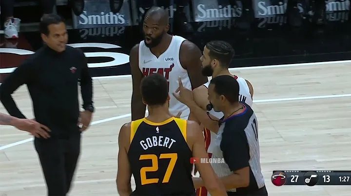 Rudy Gobert tryna start another fight with Dewayne...