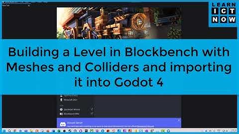 Building a Godot 4 Level in Blockbench