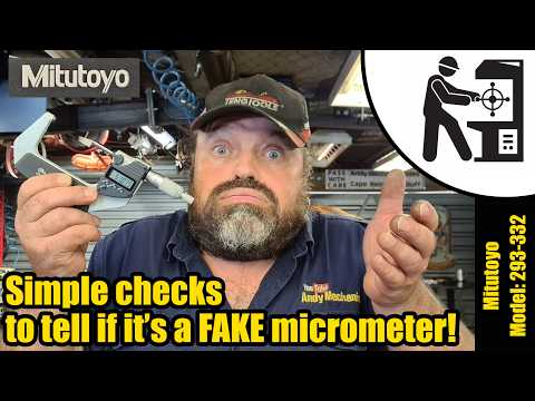 Mitutoyo Micrometer real or FAKE? Here's how to check... #3304