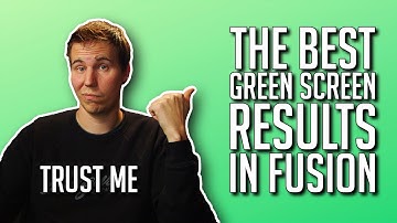 Advanced Green Screen in Fusion