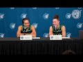 “We Stayed Poised & Under Control.” | Napheesa Collier & Jessica Shepard Postgame Sound | 07.05.25