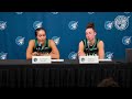 “We Stayed Poised & Under Control.” | Napheesa Collier & Jessica Shepard Postgame Sound | 07.05.25