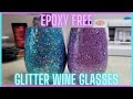Glitter Wine Glasses - Epoxy Free!  Glitter Wine Glasses Using Brite Tone I Period Six Designs