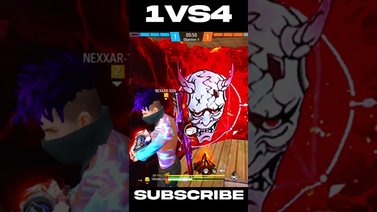 1VS4 🤯 Jod Or Wot 🔥😱 Impossible clutch Against Against Nxt Classy Guild Full Squad 🎯 