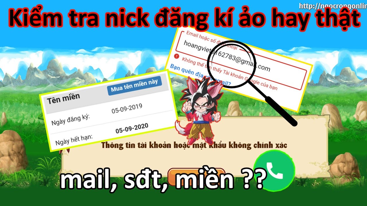 Ngọc rồng online | Hướng dẫn kiểm tra nick đăng kí ảo hay thật | Shine Channel Sv7