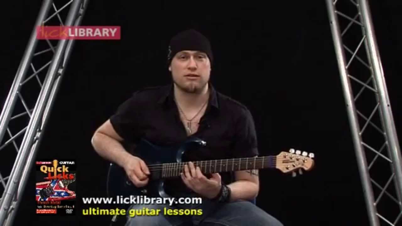 Dimebag Darrell Style Guitar Lick Lesson | Quick Licks DVD Sample