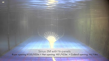 Akvaservis Sirius trawls 4-8-16-16short netpart panels and Alpha 2xcodend