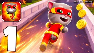 Talking Tom Hero Dash - Gameplay Walkthrough Part 1 - Superhero Runner Gameplay (Android, iOS) screenshot 5