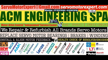 ACM Italy New Servo motor Dealer in Stock buy Dubai stock Encoder Resolver Angle Adjust Align UAE