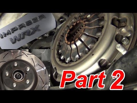 BEST Subaru clutch How to Replacement Part2 briansmobile1