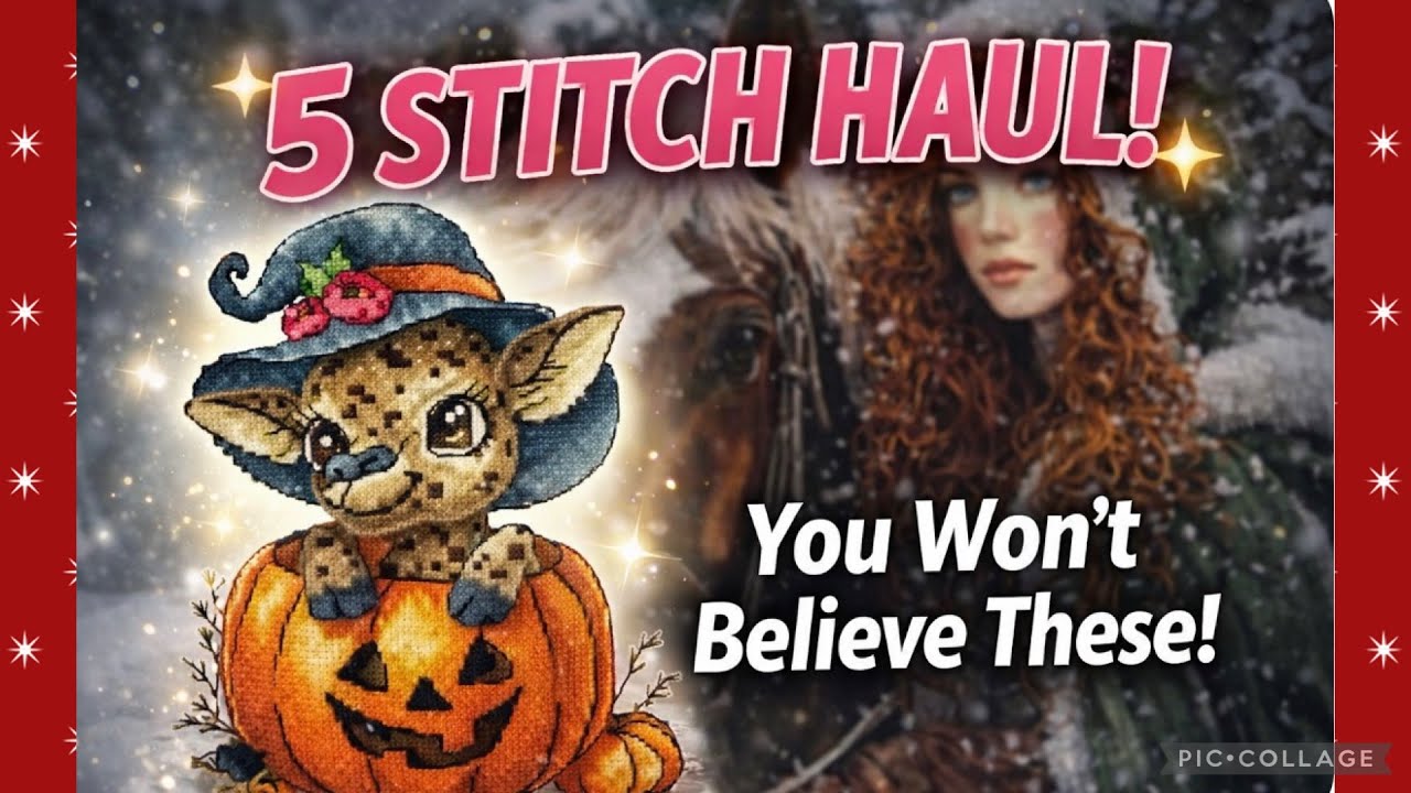 Эти наборы для вышивки крестом ПРОСТО ПОТРЯСАЮЩИЕ! | 5 Stitch Haul