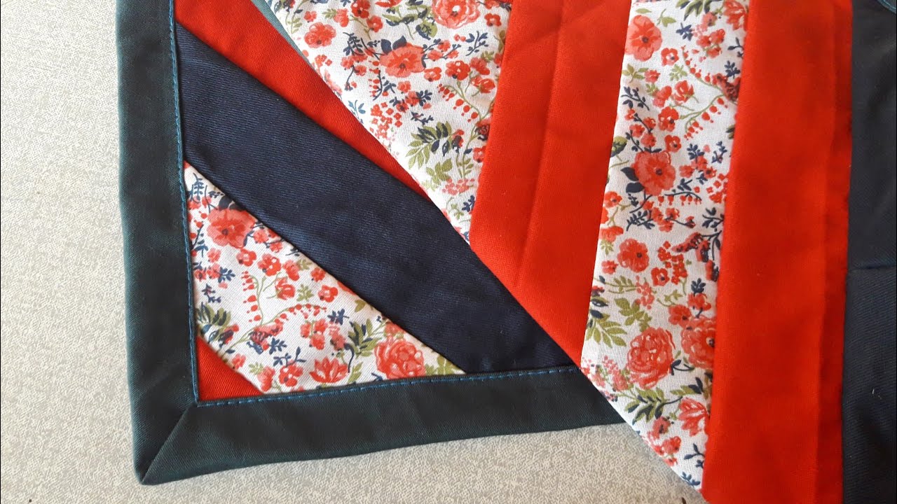 Como colocar viés perfeito no seu tapete de retalho