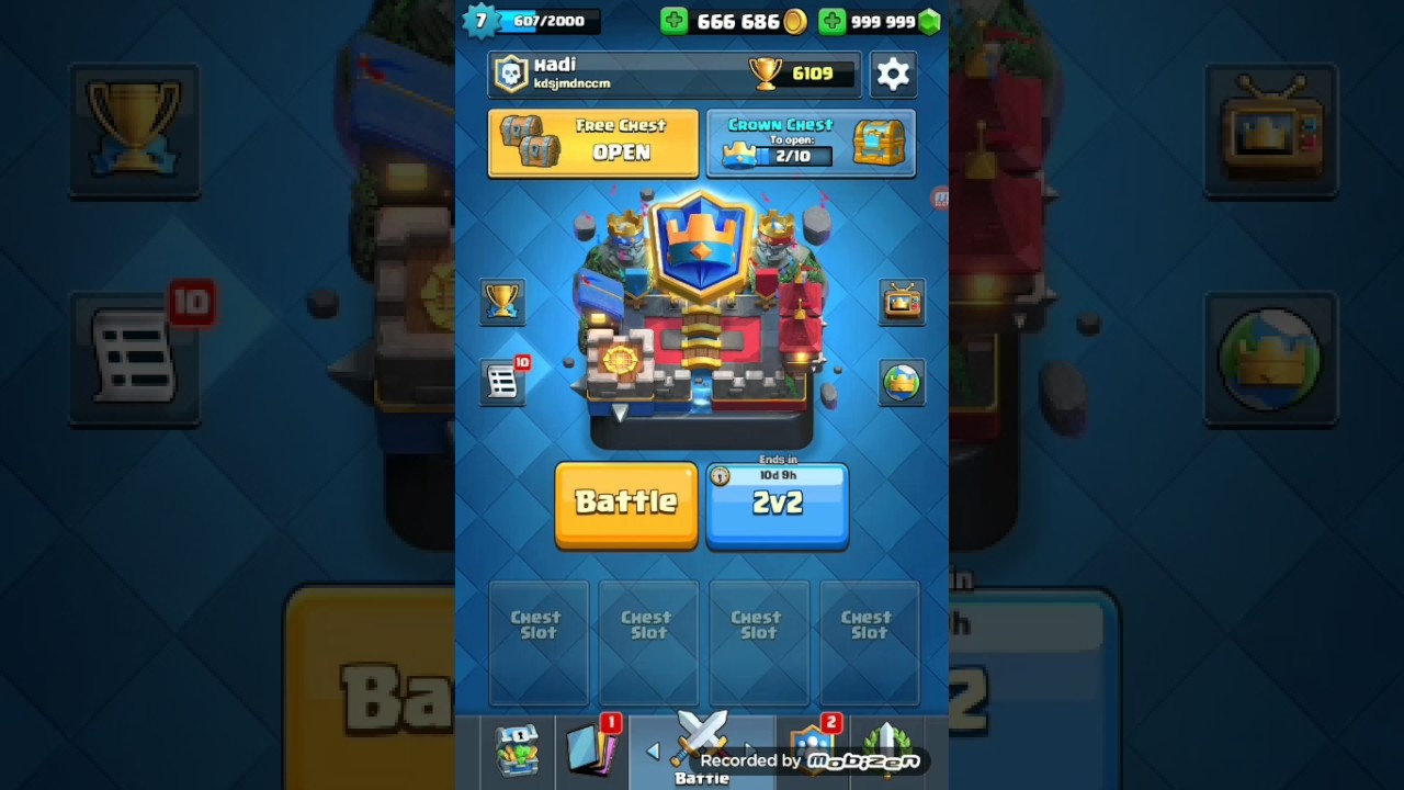 Clash royal private server.showcase of the new releasing cards!!