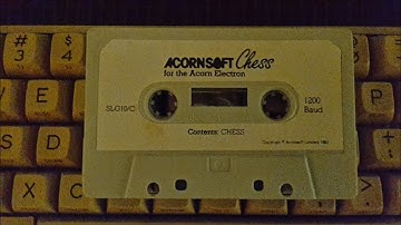 loading a videogame from cassette tape