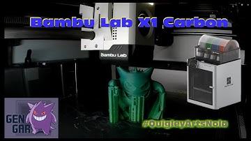 Amazing 3D Printer! (Bambu Lab X1 Carbon) - Gengar Pokemon Figure