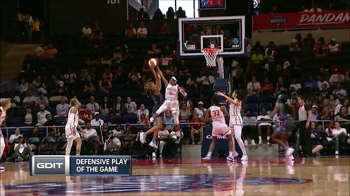 WELCOME TO THE LEAGUE, ROOKIE: Sykes DESTROYS Haley Jones Shot | Washington Mystics vs Atlanta Dream - DayDayNews