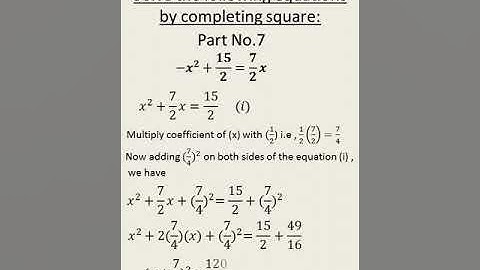 Class 10 Math: Quadratic Equations - Exercise 1.1, Question 3 (Part 7)@m.imathematics