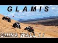 CHINA WALL The Steepest Dune in Glamis RZR Turbo Canam X3 BATTLE!