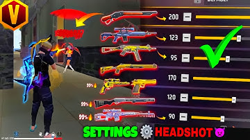 Free Fire Headshot Setting After Ob51 Update 2025⚡Best Sensitivity Settings ⚙️| Sensitivity Setting 