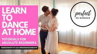 PERFECT - ED SHEERAN | WEDDING FIRST DANCE CHOREOGRAPHY FOR BEGINNERS | EASY ONLINE DANCE LESSONS Resimi