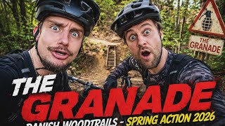 Daring some drops - beginners mountainbiking - Danish spring 2026
