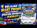 Cara Membuat Prompt Poster & Spanduk dengan AI ChatGPT | Desain Langsung Jadi