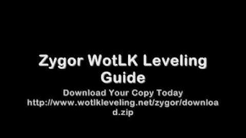 Zygor WotLK Leveling Guide
