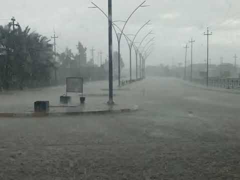 أمطار غزيرة في قضاء الرمانة غرب الانبار سنة 2025 شهر 3 في رمضان