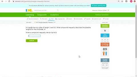IXL M5: Triangle Inequality Theorem (Geometry)