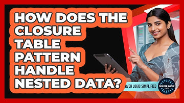 How Does The Closure Table Pattern Handle Nested Data?