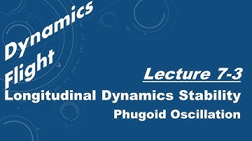 Flight Dynamics Lecture 7.3 - Longitudinal Dynamic Stability - Phugoid Oscillation