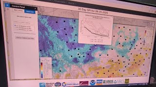 How has recent rain affected water levels and soil moisture?