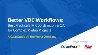 Better VDC Workflows: Best Practice BIM Coordination & QA for Complex Prefab Projects