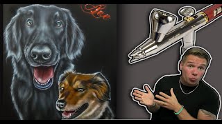 Airbrush Hunde Portrait Ace & Dusty Zeitraffer (4k/60 FpS) screenshot 3