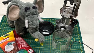 Gloeikousje monteren op mijn Coleman  lamp  Deel 1