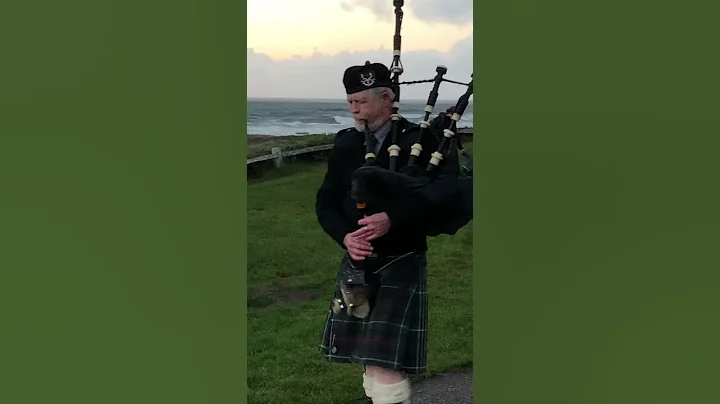 Bagpiper at Spanish Bay /Pebble Beach