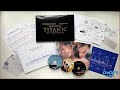 Unboxing  titanic collector 25me anniversaire 4k ultra  2 bluray  goodies imprims