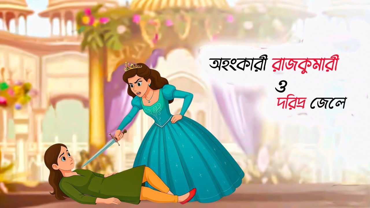 অহংকারী রাজকুমারী ও দরিদ্র জেলে।Bangla cartoon।Bangla fairy tales। thakumar jhuli । khusir golpo। 
