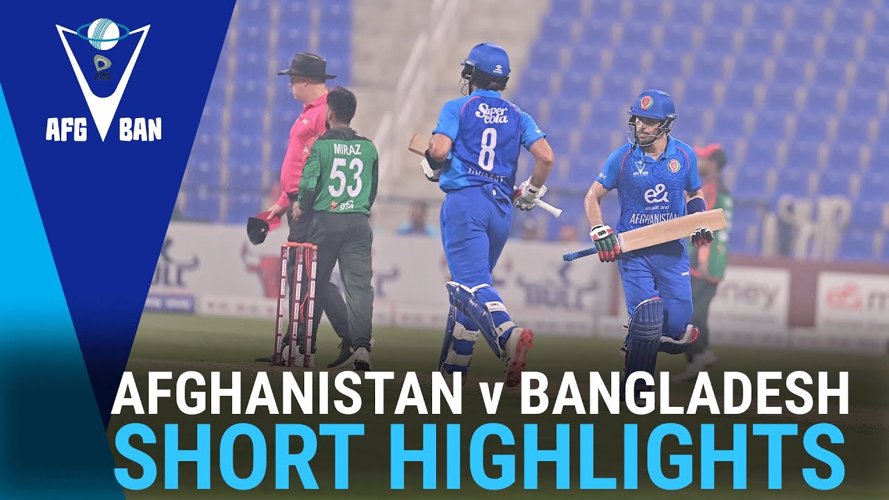 Short Highlights | Afghanistan vs Bangladesh | ODI Series | Match 01 | ACB | 311U