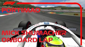 Mick Shumacher Onboard lap @ Portimao (F1 2021 v0.1) rFactor