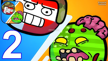 Country Balls: Zombie Rush - Gameplay Walkthrough Part 2 CountryBalls War Zombie Attack Defense