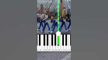 KATSEYE - Debut | Easy Piano Tutorial #shorts