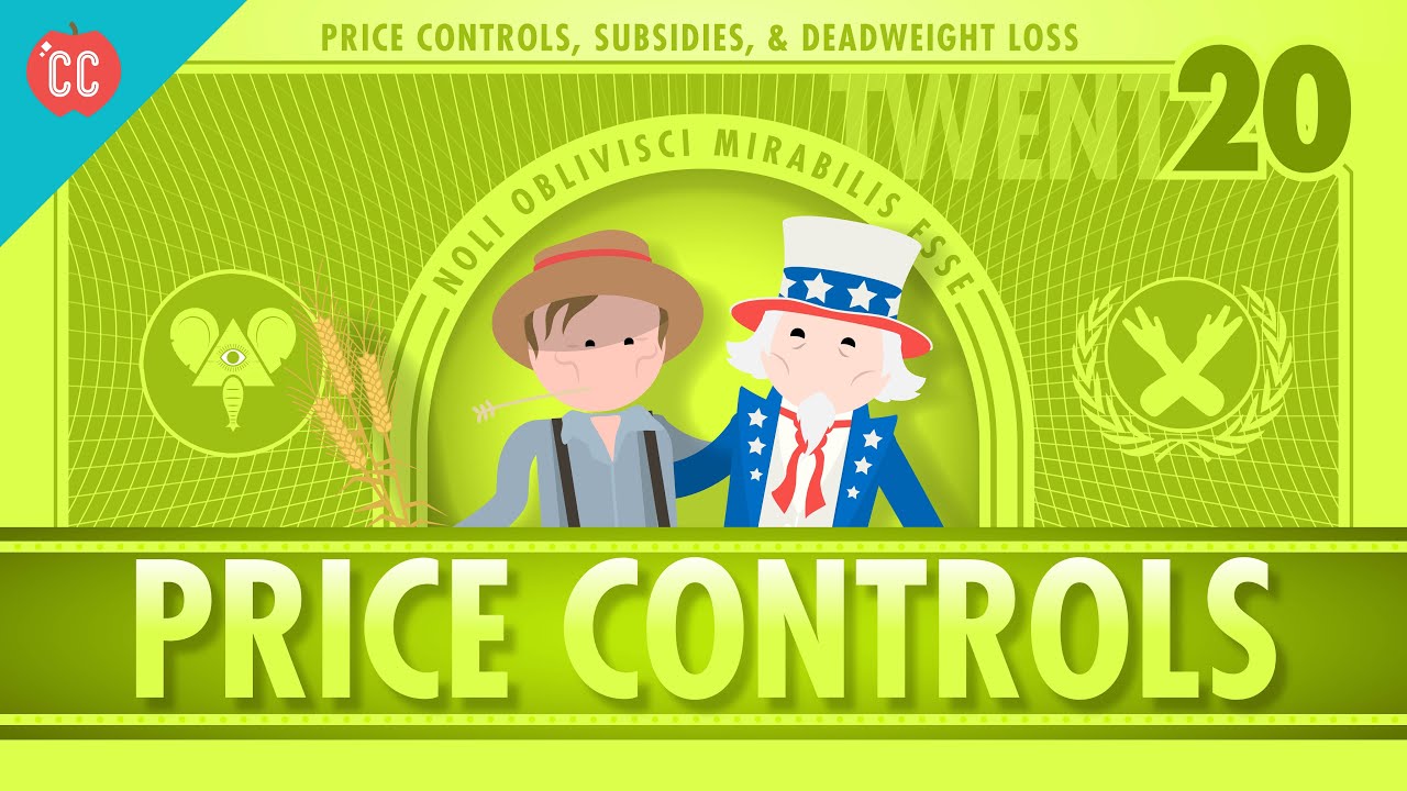 ⁣Price Controls, Subsidies, and the Risks of Good Intentions: Crash Course Economics #20
