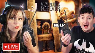 ESCAPEROOM: ELKAAR HELPEN ONTSNAPPEN via WALKIE TALKIE! - We Were Here Forever screenshot 5