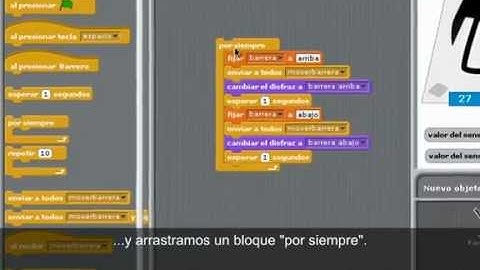 Tutorial mOway Smart City Scratch - Barrera