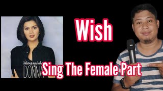 Wish - Donna Cruz \& Jason Everly - Karaoke (Male Part Only)
