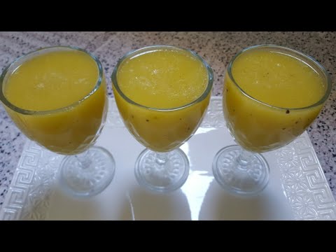 حبة الكيوي والبرتقال والليمون اروع عصير منعش صحي ولذيذ